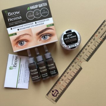 Кондиционер для бровей brow henna