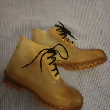 Прозрачные ботинки 42 размера