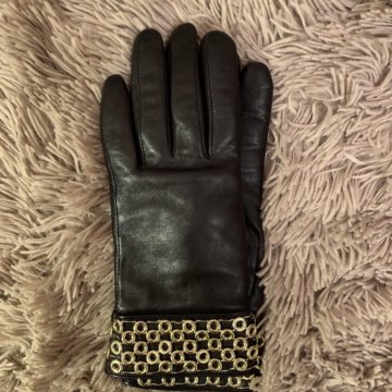 Перчатки кожаные
