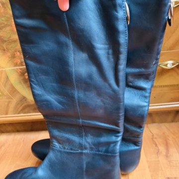 Сапожки натуральная кожа