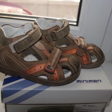 Сандалии нубук р.23