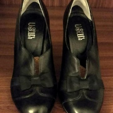 Туфли кожаные