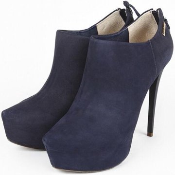 Ботильоны синие Dumond нубук 37