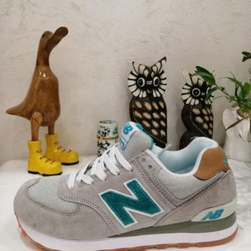 серые new balance