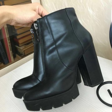 Ботильоны bershka высокий каблук 39