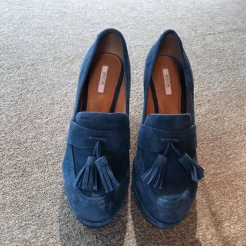 GEOX туфли замшевые на танкетке