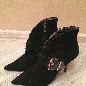 Ботильоны из натуральной замшки р. 35