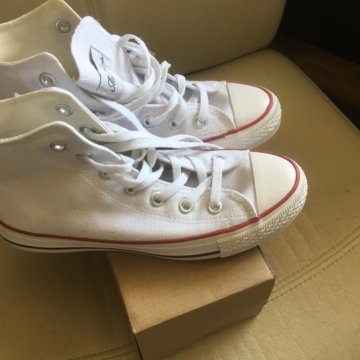 Новые белые кеды размер 36.