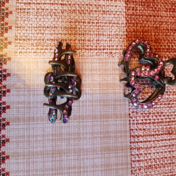 Новые металлические заколки для волос крабы