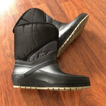 Резиновые утеплённые сапоги