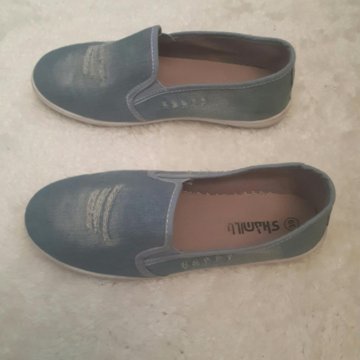 Джинсовые тапочки на 38 размер