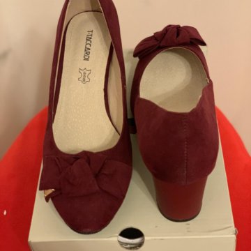 Замшевые туфли