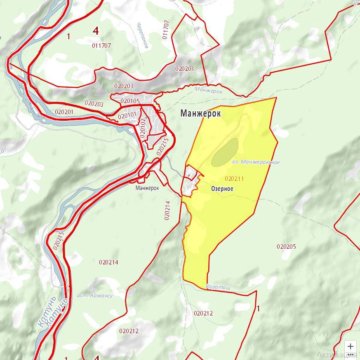 Кадастровая карта республика алтай майминский район манжерок