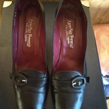 Туфли черные на каблуке 8см, раз.39