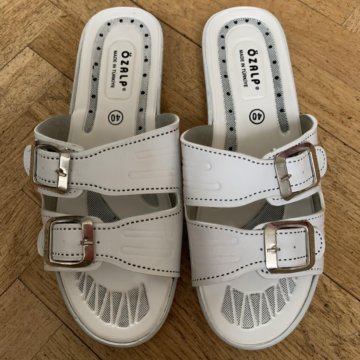 Шлепки женские кожа Новые маркировка 40 26 см