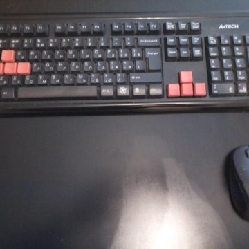 Игровая клавиатура и мышь, беспроводные