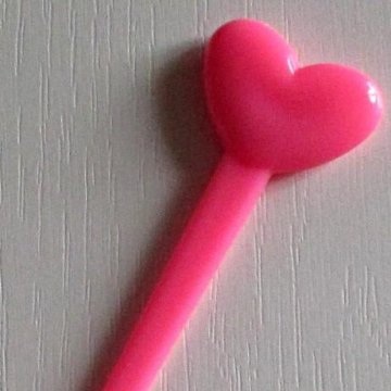 Шпилька для волос сердечко 15 см