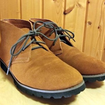 Ботинки замшевые, б/у