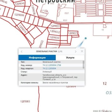 Петровский поселок челябинск карта