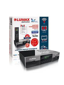 Цифр.ТВ приставка LUMAX DV3215HD, DVB-T2, Wi-Fi – купить в Москве, цена ...