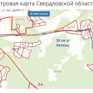 Кадастровая карта верхнее дуброво свердловской области