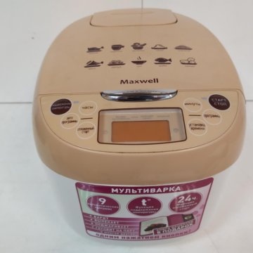 Мультиварка maxwell mw-3801 как приготовить кашу