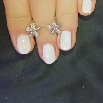 Серьги s925 застежка кольцо