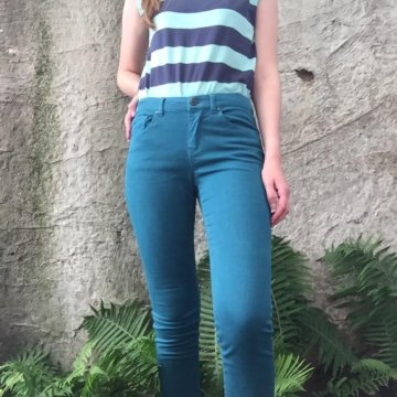 Прямые брюки в стиле casual Blue Bird