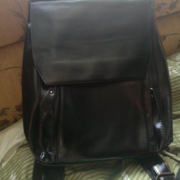 Рюкзак кожаный (кож. Зам