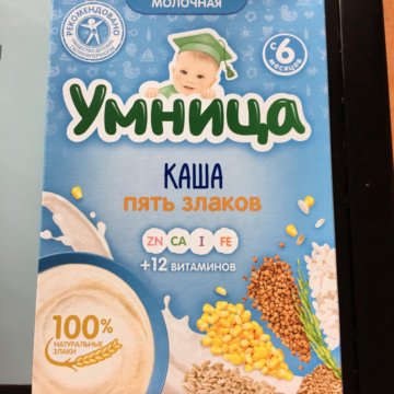 Каша умница 5 злаков с липой