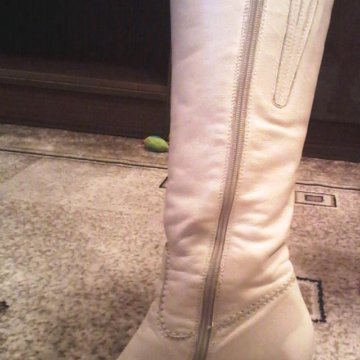 Сапоги зимние белые