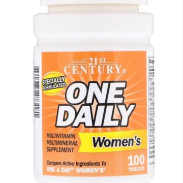 Ones daily women s. 21 Century мультивитамины. Daily one США витамины. One Daily women's.