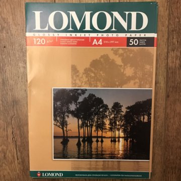 Бумага глянцевая для фотопечати упаковка