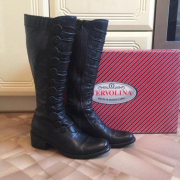 Сапоги tervolina кожа