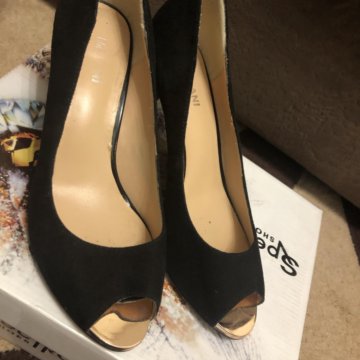 Туфли замшевые