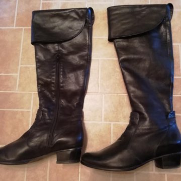 Женские коженные сапоги 37р( батфорты)