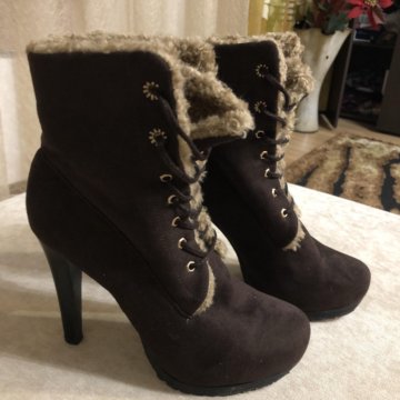 Зимние ботильоны Liza