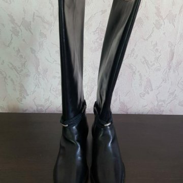 Сапоги нат. кожа. Бразилия UNISA FLEX.