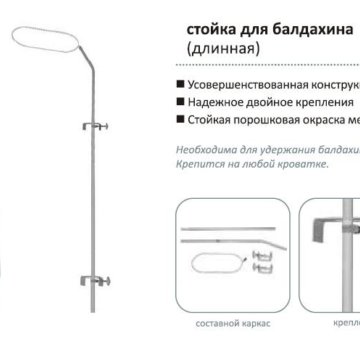 Схема сборки балдахина