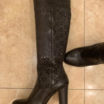 Сапоги кожаные Италия