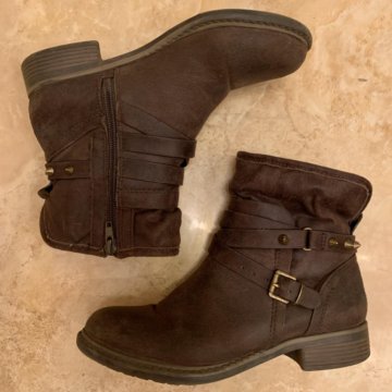 Сапоги демисезонные кожа