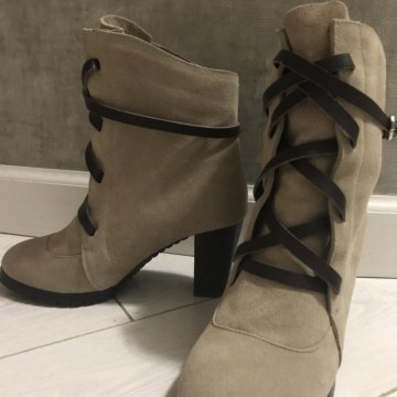 Сапожки 37 замша новые