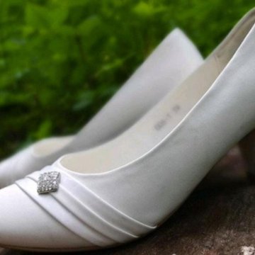 Туфли белые кожаные Италия