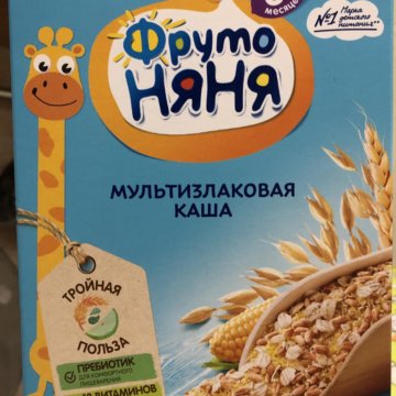 Каша мультизлаковая фрутоняня безмолочная