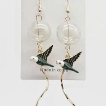 Новые серьги со стеклянными шариками