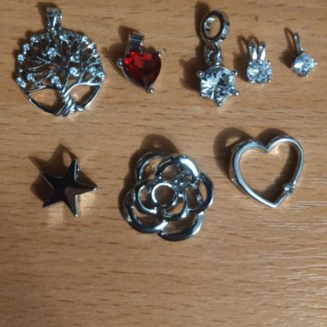 Новые серебряные кулоны sunlignt