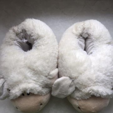 Мягкие домашние тапочки Овечки