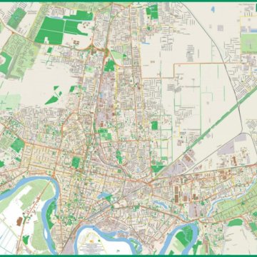 Карта Краснодара Фото