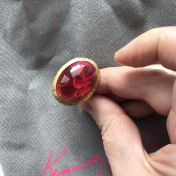 Кольцо, люксовая бижутерия Кеннета Лейна, США