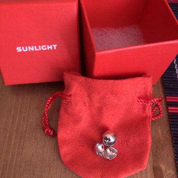 Серьги серебро новые